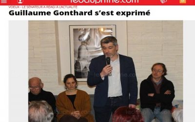 Dauphiné Libéré : retour sur la cérémonie des vœux 2019