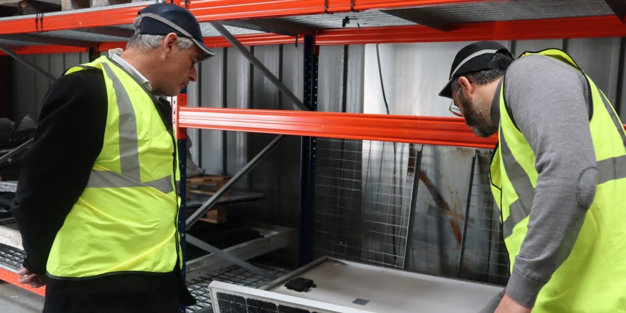Recyclage des panneaux photovoltaïques : visite de ROSI Solar