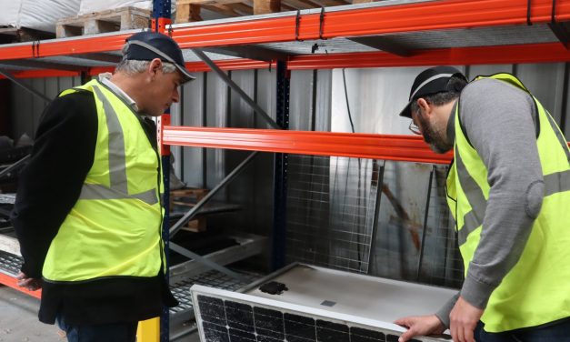 Recyclage des panneaux photovoltaïques : visite de ROSI Solar