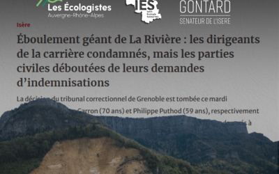 Effondrement de la carrière de La Rivière : quel bilan sur cette affaire ?