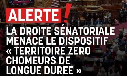 La droite sénatoriale freine le succès des territoires zéro chômeurs